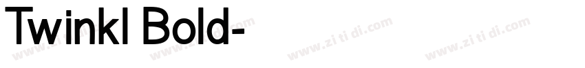 Twinkl Bold字体转换